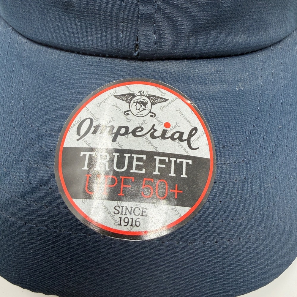 Imperial True Fit Navy Performance Hat Marquis Foundation 20th Annual M Logo - Picture 8 of 10